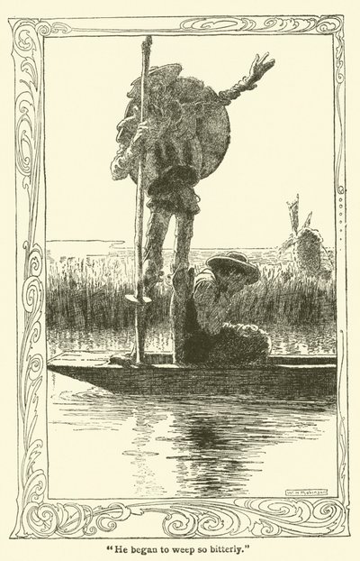Illustratie voor Don Quichot door William Heath Robinson