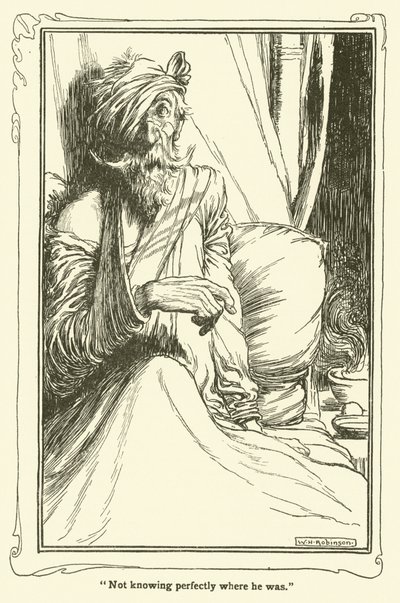 Illustratie voor Don Quichot door William Heath Robinson