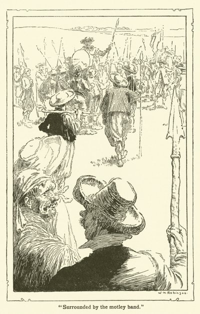 Illustratie voor Don Quichot door William Heath Robinson
