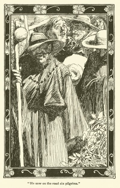 Illustratie voor Don Quichot door William Heath Robinson