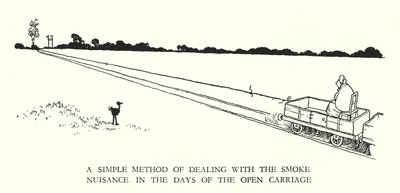 Illustratie voor Railway Ribaldry door W Heath Robinson door William Heath Robinson