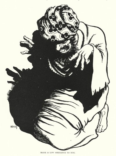 Maakte een diepe buiging voor hem door William Heath Robinson