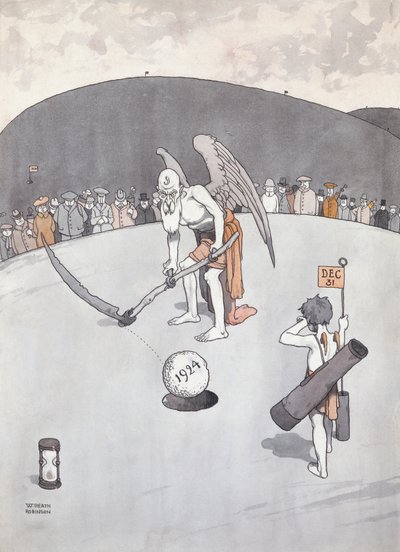 Het oude gat dichten door William Heath Robinson