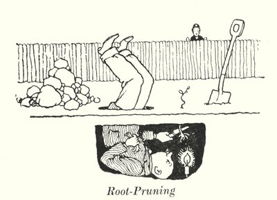 Wortelsnoei door William Heath Robinson