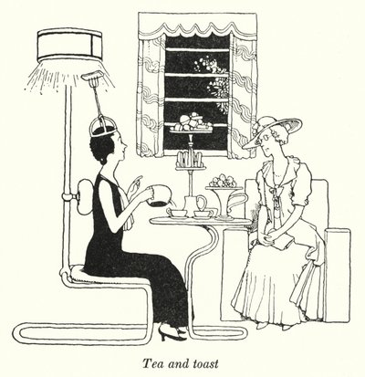 Thee en toast door William Heath Robinson