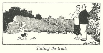 De waarheid vertellen door William Heath Robinson