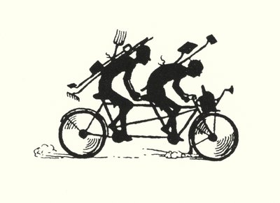 Het einde door William Heath Robinson