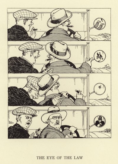 Het oog van de wet door William Heath Robinson