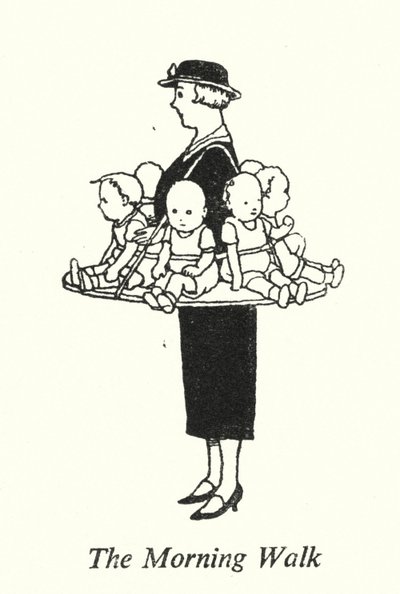 De ochtendwandeling door William Heath Robinson