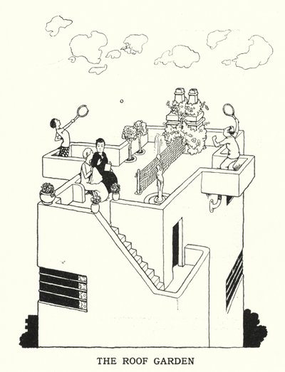 De Daktuin door William Heath Robinson