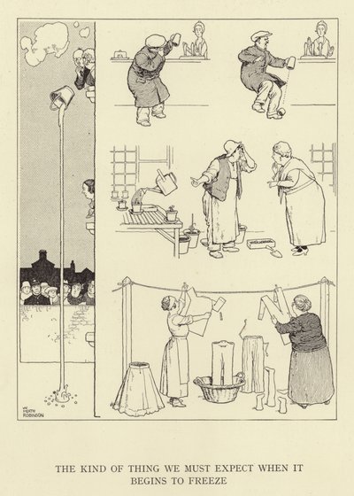 Het soort dingen dat we kunnen verwachten als het begint te vriezen door William Heath Robinson