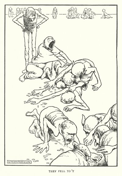 Ze vielen aan door William Heath Robinson