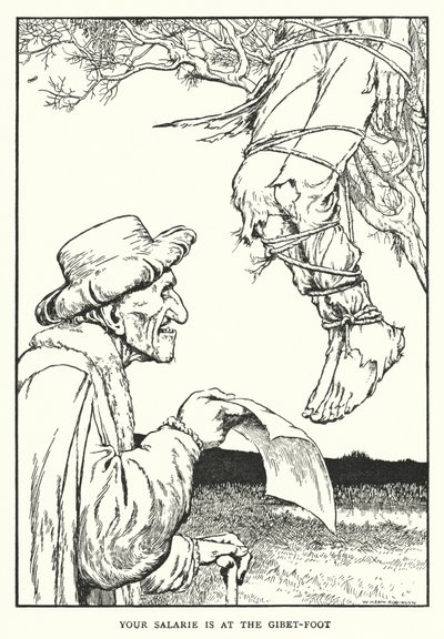Uw salaris is bij de galgvoet door William Heath Robinson