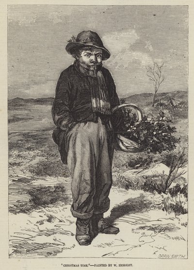 Kersttijd door William Hemsley