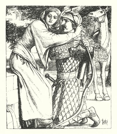 De Ballade van Oriana door William Henry (after) Hunt
