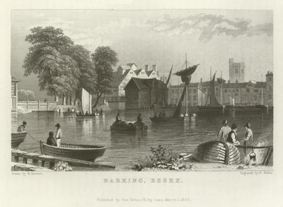 Barking, Essex door William Henry Bartlett