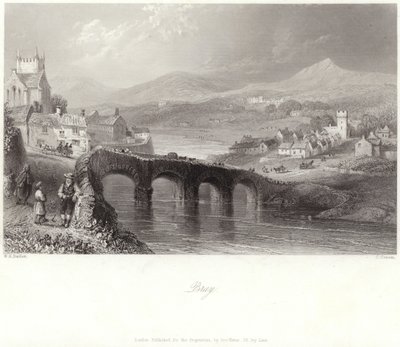 Bray in County Wicklow door William Henry Bartlett