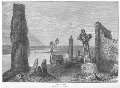 Clonmacnoise door William Henry Bartlett