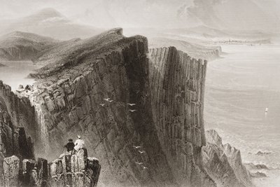 Fairhead, County Antrim, Noord-Ierland, uit 
