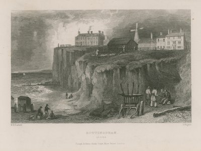 Algemeen uitzicht op Rottingdean door William Henry Bartlett