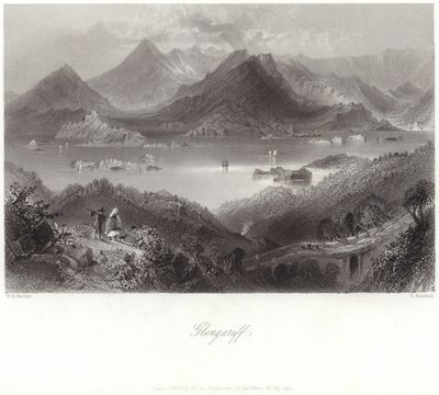 Glengariff in County Cork door William Henry Bartlett