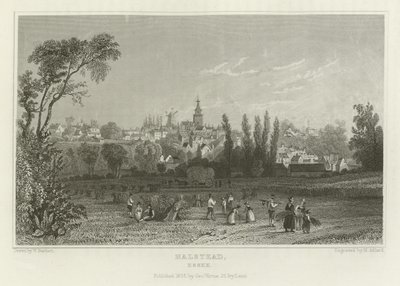 Halstead, Essex door William Henry Bartlett