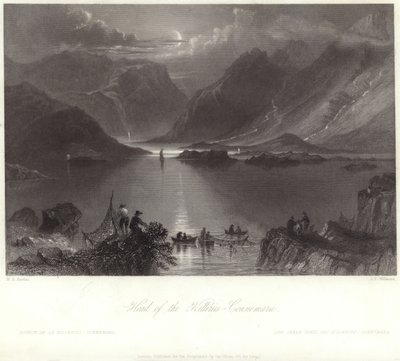 Hoofd van de Killeries, Connemara door William Henry Bartlett