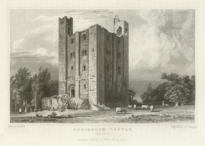 Kasteel Hedingham, Essex door William Henry Bartlett