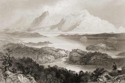 Lake Garromin, Connemara, County Galway, uit 