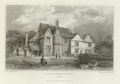 Little Warley Hall, Essex door William Henry Bartlett