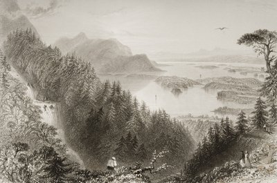 Lager en Turkse meren, County Killarney, Ierland, uit 