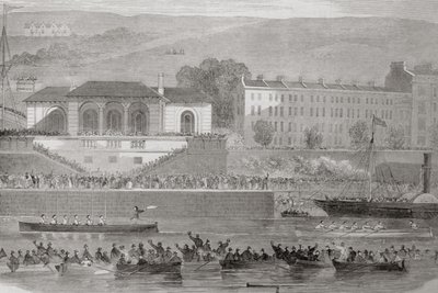 Marine Bootrace in Cork Harbour, County Cork, Ierland, uit 