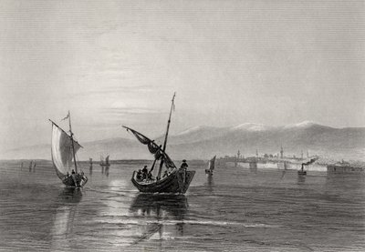 De Balkan, Bulgarije, van nabij Widden, gegraveerd door J. Godfrey door William Henry Bartlett