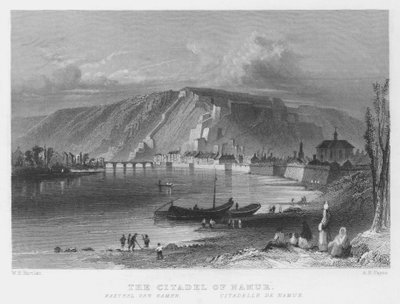De Citadel van Namen door William Henry Bartlett
