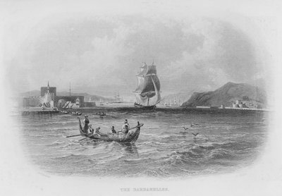 De Dardanellen (gravure) door William Henry Bartlett