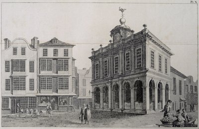 De Beurs, Cork, Ierland door William Henry Bartlett