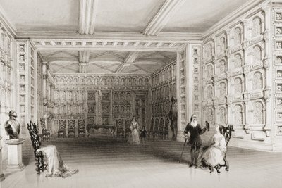 De Eiken Kamer, Malahide Castle, County Dublin, Ierland, uit 