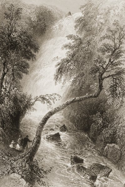 Turc Waterval, County Killarney, Ierland, uit 
