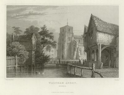 Waltham Abbey, Essex door William Henry Bartlett