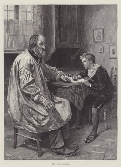 De privésecretaris door William Henry Charles Groome