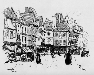 Lannion, 1907 door William Henry Charlton
