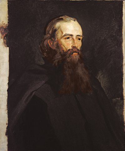 Portret van Frederick George Stephens door William Henry Fisk