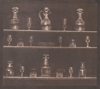 Artikelen van Glas, 1844 door William Henry Fox Talbot