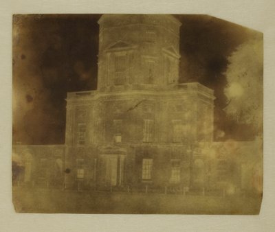 Basis van Radcliffe Bibliotheek, Oxford door William Henry Fox Talbot