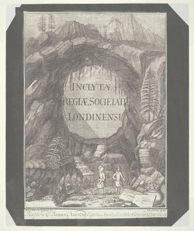 Kopie van de titelpagina voor "Inclytae Regiae Societati Londinensi" door William Henry Fox Talbot