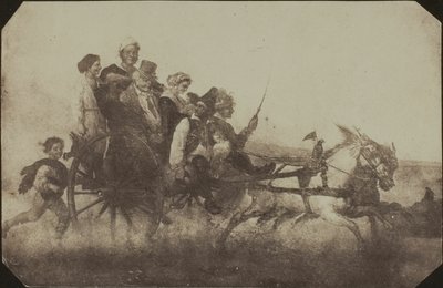 Napolitaans vervoer - Kopie van een schilderij in Lacock Abbey door William Henry Fox Talbot