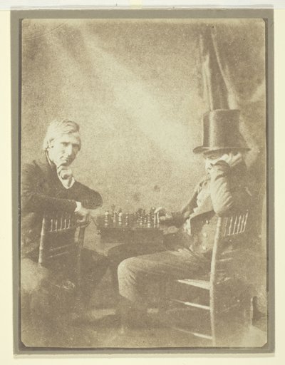 De schaakspelers door William Henry Fox Talbot