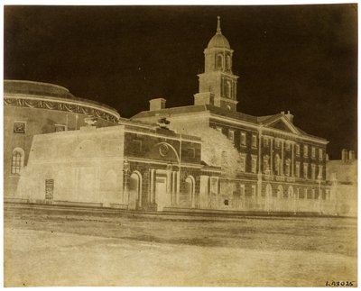 Het Lying-In Ziekenhuis en Nieuwe Vergaderzalen met Rotunda, Dublin door William Henry Fox Talbot