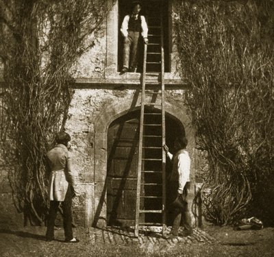 De ladder, april 1844 door William Henry Fox Talbot