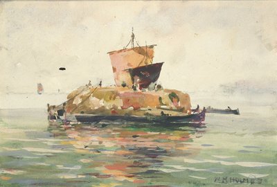 Venetiaanse vrachtboten, n.d. door William Henry Holmes